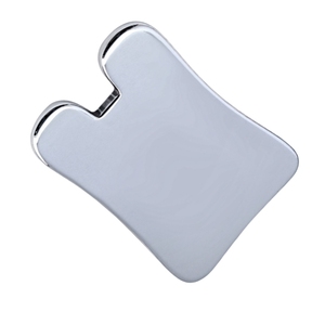 Plaque Gua Sha en Terahertz Naturel en Forme de U, Masseur Facial Métallique pour Drainage Lymphatique et Relaxation Corporelle - Product Image 5