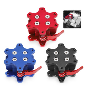 Racing <b>Wheel</b> Quick Release Hub Adapter 70mm Aluminum Alloy With Handbrake For Simagic Logitech G25 G27 <b>PC</b> - Product Image 1