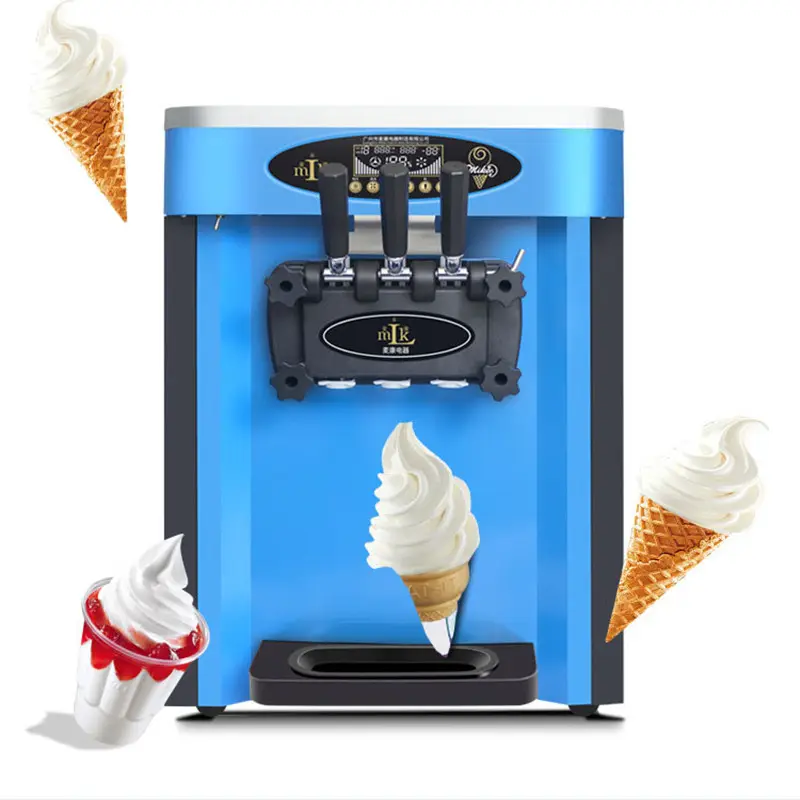 Небольшая Коммерческая простая в эксплуатации модная цветная машина для мороженого