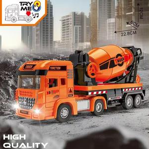 Ensemble de jouets de camion de construction HTL, véhicule d'ingénierie à friction avec lumière et musique, portes ouvrantes, cadeau éducatif pour garçons - Product Image 6