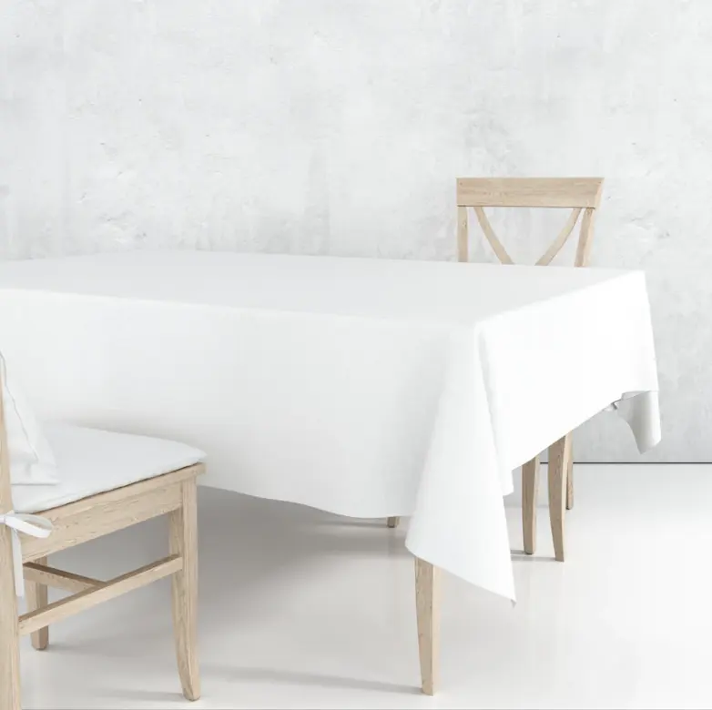 Прозрачные водонепроницаемые скатерти KEFEI с логотипом на заказ, прямоугольная устойчивая к загрязнениям скатерть с принтом на заказ