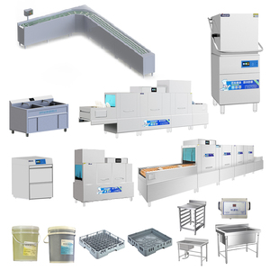 Lave-vaisselle industriel commercial à convoyeur automatique avec bande de séchage pour grands hôtels - Product Image 4