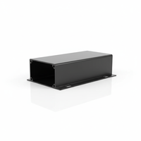 Boîtier de commande en métal pour amplificateur, personnalisable, pour carte de contrôle industrielle PLC, en aluminium extrudé, pour électronique