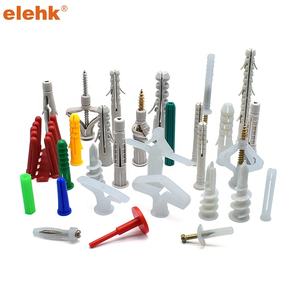 엘렉 플라스틱 그레이 나일론 월 플러그 확장 앵커 나일론 및 플라스틱 확장 앵커 월 플러그 - Product Image 1