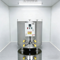 Réservoir IBC en acier inoxydable WYD pour acide acétique glacial avec chauffage, haute sécurité et longue durée de vie, 115x115x94CM