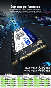 OSCOO BLACK NVMe PCIe Gen 4 Interne Gaming-SSD 1TB für Laptop und Desktop - Product Image 5