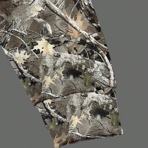 Proveedor OEM, Camisetas de Cuello Redondo de Alta Calidad, Estampado de Camuflaje Digital Personalizado, Camiseta Casual de Manga Larga de Doble Capa para Hombre - Product Image 3