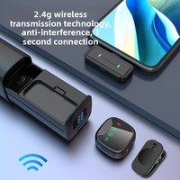 Microphone Lavalier Sans Fil Omnidirectionnel H26 avec Réduction de Bruit, Réponse en Fréquence 20Hz-20KHz pour Utilisation Mobile en Extérieur