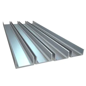 Desconto de fábrica Hot Laminados U Canal Aço Inoxidável Galvanizado Aço Estrutural C Tipo Canal Produtos De Aço Preço