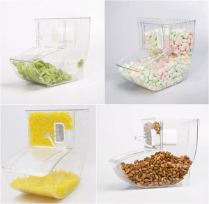Wholesale Custom <b>Plastic</b> Candy Nuts Grain Cereal Storage <b>Container</b> Box Bins Small Acrylic Transparent <b>Clear</b> Environmentally - Product Image 4