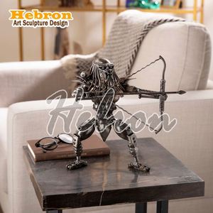 Figuras Decorativas de Escritorio Estilo Retro Europeo, Modelo de Teléfono Antiguo, Huchas Metálicas de Moda, Soporte para Teléfono con Diseño de Banco - Product Image 3