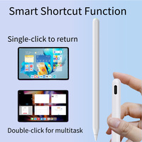 Stylet pour iPad avec batterie 10 heures, pointe POM remplaçable, sensible à l'inclinaison, rejet de la paume, charge magnétique, personnalisable