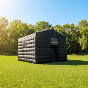 Pop-up Party noir boîte de nuit gonflable LED Disco éclairage gonflable Cube tente de fête pour un événement de fête privé - Product Image 1