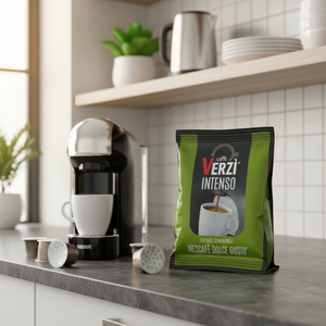 50 Cápsulas de Café INTENSO Compatibles con DOLCE GUSTO, Hechas de Metal y Papel de Aluminio con Tapa, 0.18 g/Cápsula - Product Image 3