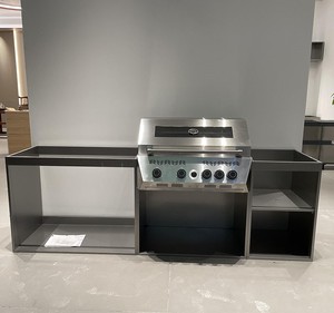 Muebles <span class=keywords><strong>de</strong></span> <span class=keywords><strong>Cocina</strong></span> Modernos Personalizados <span class=keywords><strong>de</strong></span> Acero Inoxidable, Juego Completo para Barbacoa, <span class=keywords><strong>Cocina</strong></span> Exterior Ecológica para Apartamentos y Jardines - Product Image 2