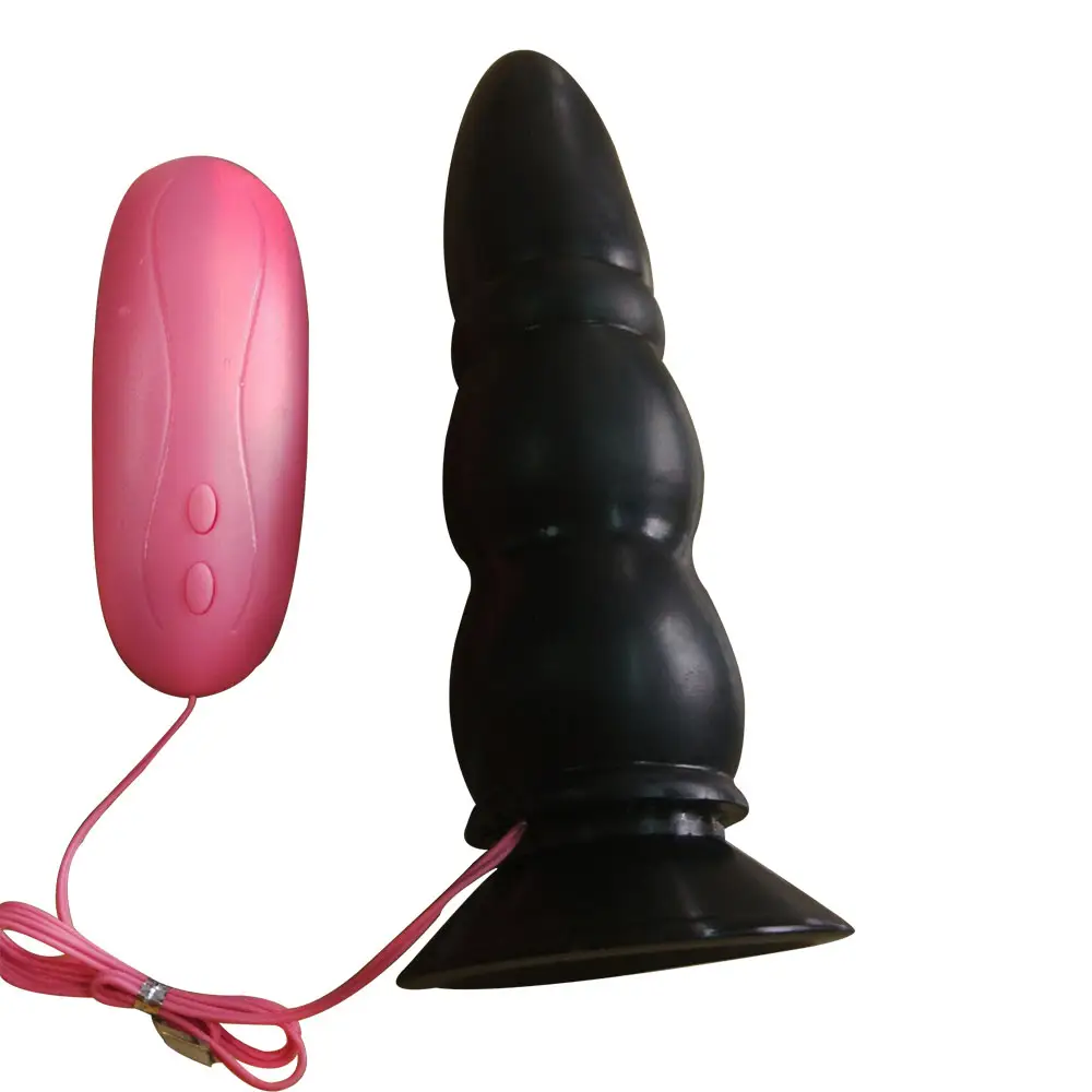 Silicone anal plug anal plug vibrator men's prostate massager masturbation vibrator adult sex products