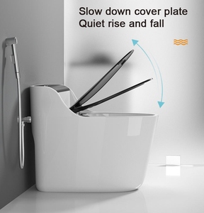 Hot Sales Flushing S-trap <strong>Black</strong> Color Bathroom One Piece <strong>Toilet</strong> Ceramic Wc <strong>Toilets</strong> with Gold Rim - Product Image 6