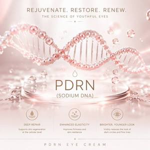 Crème Contour des Yeux PDRN Coréenne au Peptide ADN de Saumon pour Femmes – Baume Anti-Rides Réduit <span class=keywords><strong>les</strong></span> Poches Sous <span class=keywords><strong>les</strong></span> Yeux, <span class=keywords><strong>les</strong></span> Cernes, <span class=keywords><strong>les</strong></span> Ridules et <span class=keywords><strong>les</strong></span> Signes de Vieillissement – OEM - Product Image 3