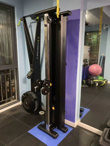 Máquina de poleas montada en la pared para gimnasio en casa, máquina extraíble de pesas libres con sistema de doble polea ajustable - Product Image 6