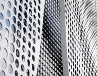 Maille en métal perforée décorative de trous de tôle perforée d'acier inoxydable pour des matériaux de construction d'écran pour clôturer des portes de treillis