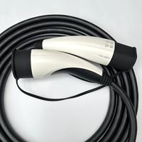 Nuevo Cable de Extensión Sixpence Estándar Europeo Tipo 2 de 32A y 5M, Cargador Rápido Trifásico de 22KW IEC62196-2, Longitud Personalizada, Logotipo Personalizado, 1 Año de Garantía