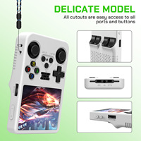 Casing Pelindung Silikon GBE R36S, Lembut, Anti-Selip, untuk Perangkat Game Genggam