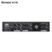 Amplificateur de puissance en métal de classe D à 4 canaux 4*600W avec impédance de 4/8 ohms pour les systèmes audio professionnels, les églises et les systèmes sonores KTV