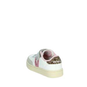 Victoria Girls' Sneakers White Silver <b>Velcro</b> Closure Chunky <b>Shoes</b> - Product Image 2