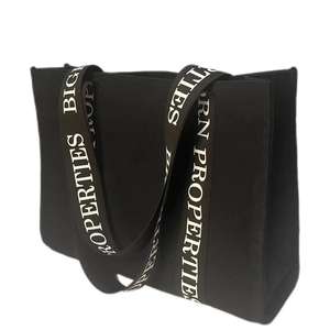 Sac fourre-tout en coton 100% personnalisé pour les clients de la mode, sac en toile avec vos designs - Product Image 2