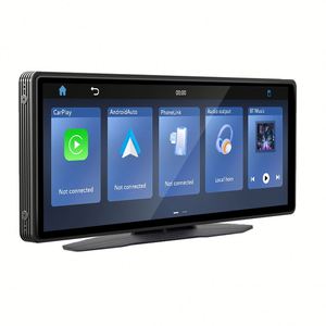 Autoradio à écran tactile HD de 10.26 pouces avec écran partagé et GPS CarPlay sans fil/Android Auto Montage universel Design portable - Product Image 1