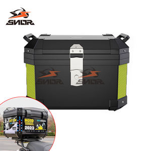 Caja de herramientas de almacenamiento cuadrada gruesa Universal SNOR al por mayor, caja trasera de motocicleta de gran capacidad para maletero de motocicleta - Product Image 2