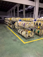 Cable Óptico Autoportante de 2 Hilos en Forma de 8 con Mensajero FRP, Retardante de Llama LSZH, GJFJBV, Cable de Bajada Aérea FTTH