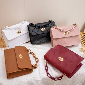 Wholesale PU Leather custom handbag Women Hand Shoulder bags luxury leather bag supplier For Woman Fashion Purses