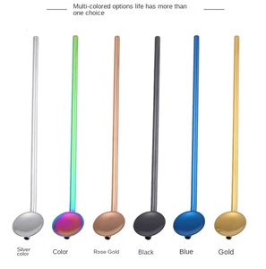 Cuchara de Acero Inoxidable 304 DFS0324, Cuchara para Batir Leche, Té y Café para Bares y Restaurantes, Cuchara Creativa para Postres con Diseño Láser - Product Image 4