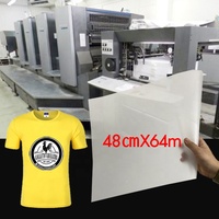 Imprimante à décalage automatique, vente en gros, 0.075mm 48x64cm, Film de transfert thermique en PET, par feuille