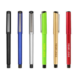 Bolígrafos de gel lisos de 0,5mm personalizables, colores brillantes de uso comercial neutro para promoción de publicidad de oficina, diseño de moda clásico - Product Image 2