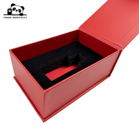 Boîte cadeau magnétique rigide personnalisée avec insert en mousse EVA prédécoupée, logo estampé à chaud, emballage de présentation en papier rigide de luxe