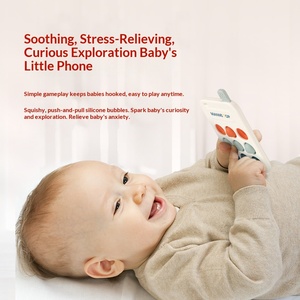 Anti-stress plastic mobiele telefoon knijpbal speelgoed voor kinderen educatief vingerdrukplankje - cadeau voor baby's - Product Image 4