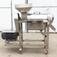 Commerciële multi-fruit enkelvoudige schroefpers sapcentrifuge met capaciteit van 500-1000 kg/uur, 304 roestvrij staal