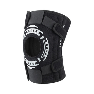 <span class=keywords><strong>Rodillera</strong></span> de compresión con correa de rótula abierta con estabilizadores de resorte lateral acolchados y almohadilla de silicona <span class=keywords><strong>para</strong></span> correr - Product Image 2