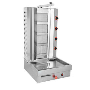 Máquina de Shawarma <span class=keywords><strong>a</strong></span> Gas de 4 Quemadores para Restaurantes, Uso Doméstico y Hoteles 220V, Máquina para Rollo de Shawarma con Motor Nuevo o Usado - Product Image 1