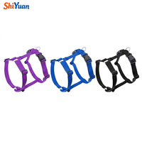 Harnais pour chien SHIYUAN réglable à 5 points avec anneau en D, gilet de promenade en nylon de type H anti-évasion pour chiens de taille moyenne et grande