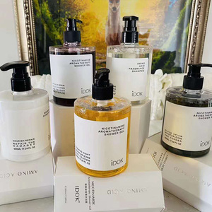 <span class=keywords><strong>Gel</strong></span> <span class=keywords><strong>Douche</strong></span> et Lait Corps Éclaircissants Bio à la Niacinamide de 500 ml Marque Blanche, Parfumés - Product Image 2