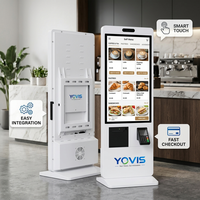 Kiosque de paiement par QR code avec écran tactile de 15,6/21,5/23,8/27 pouces, terminal de commande automatique pour restaurants et commerces de détail