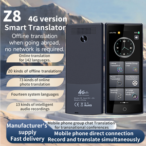 Traductor de voz inteligente Z8 4G sin conexión preciso viaje de negocios en línea/Wifi soporte IPS pantalla táctil compatible con mongol vietnamita - Product Image 2