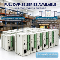 Delta DVP12SE11R PLC, Tipe Slim Jaringan dengan Ethernet Terintegrasi, Output Relay 8DI 4DO, 16K Langkah
