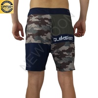 Shorts de bain pour hommes personnalisés, imprimés, imperméables, UPF50+, avec poches, vente en gros, shorts de plage