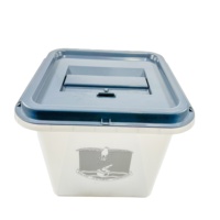 Boîte à bulletins de vote en plastique de 40 L, boîtes de vote en PP avec matériaux recyclés, boîte à bulletins de vote pour les élections au Nigeria 2026
