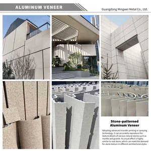 <span class=keywords><strong>2025</strong></span>プロの製造1-3mm自然石アルミニウムベニヤパネルモダンモールヴィラ外壁クラッディングファサード用 - Product Image 2