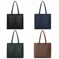 Sac fourre-tout Bellissima en cuir véritable importé pour femmes, fermeture ouverte, design portable, bandoulière longue carrée, fournisseur ODM OEM personnalisé